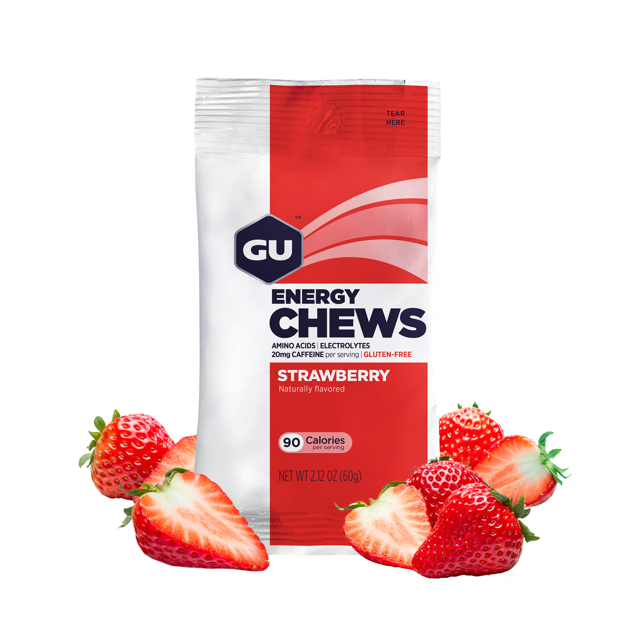 GU Strawberry Energy Chews (Best by: November 2023)